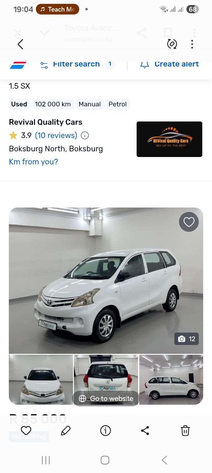 2009 Toyota Avanza 1.5SX